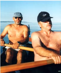 Møns klint forude (Arne og Ove)